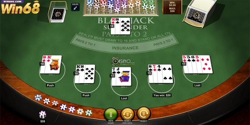 Blackjack Win68 – Hướng Dẫn Chi Tiết Toàn Tập Từ A Đến Z