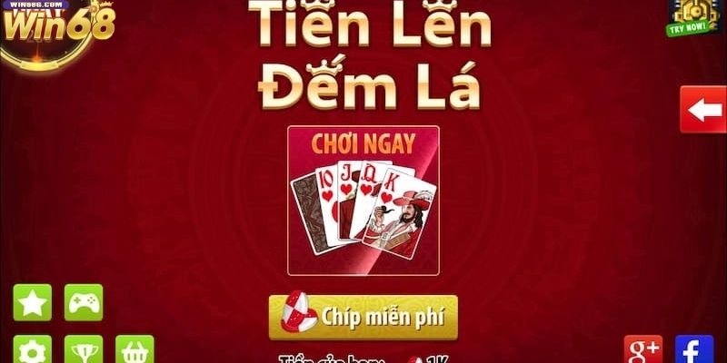 Tiến lên đếm lá Win68 – Khám phá bí quyết chinh phục game bài