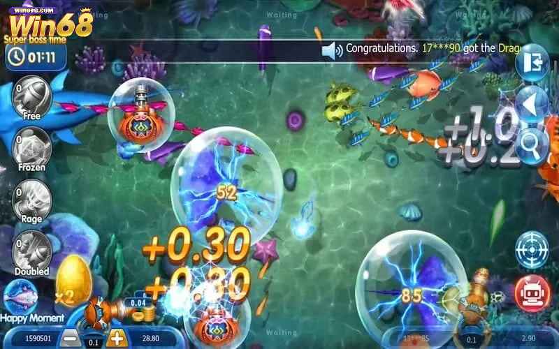 Những bí quyết chơi săn cá ngũ long bất bại được cao thủ Win68 truyền lại