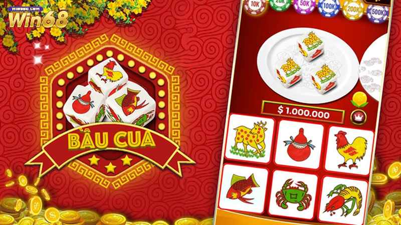 Bí quyết cách chơi bầu cua Win68 trực tuyến trên điện thoại luôn thắng