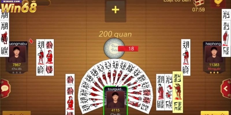 Hướng dẫn chi tiết cách chơi Chắn trên Win68
