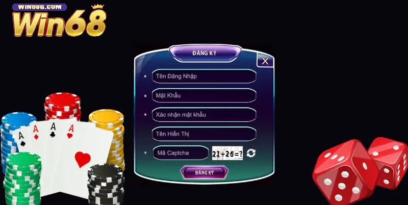 Hướng dẫn đăng ký Win68 chi tiết nhất cho bet thủ