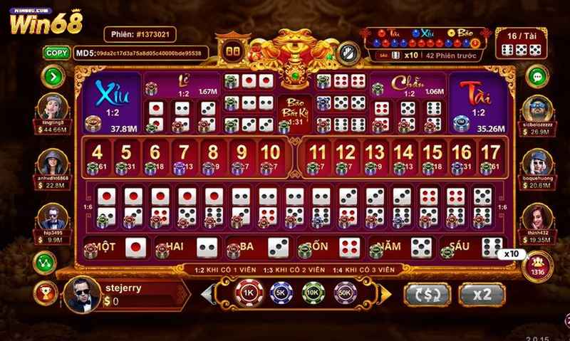 Kinh nghiệm chơi Sicbo dễ thắng mà chuyên gia Win68 truyền lại