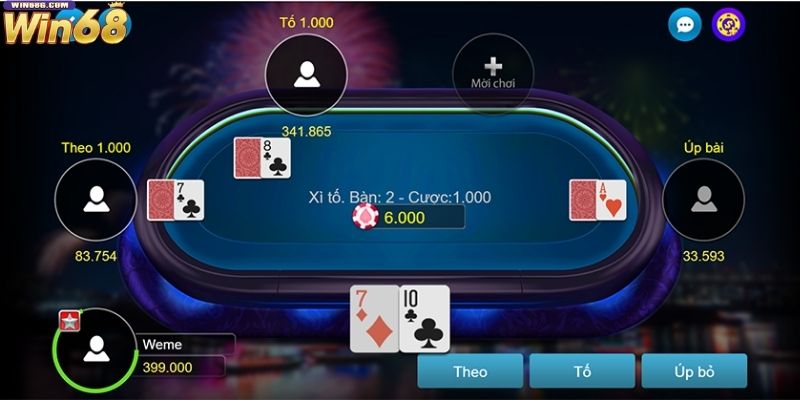 Xì Tố Win68 - Những chiến thuật nâng cao cơ hội chiến thắng